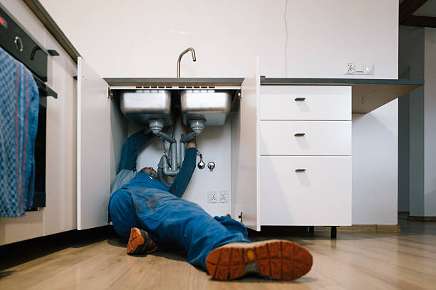 Professional Drain Cleaning technician working in Mayville, MI